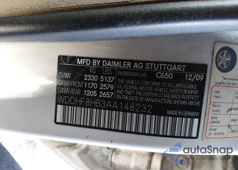 2010 Mercedes-Benz E 350 4Matic из США, поврежденный, VIN WDDHF8HB3AA148232